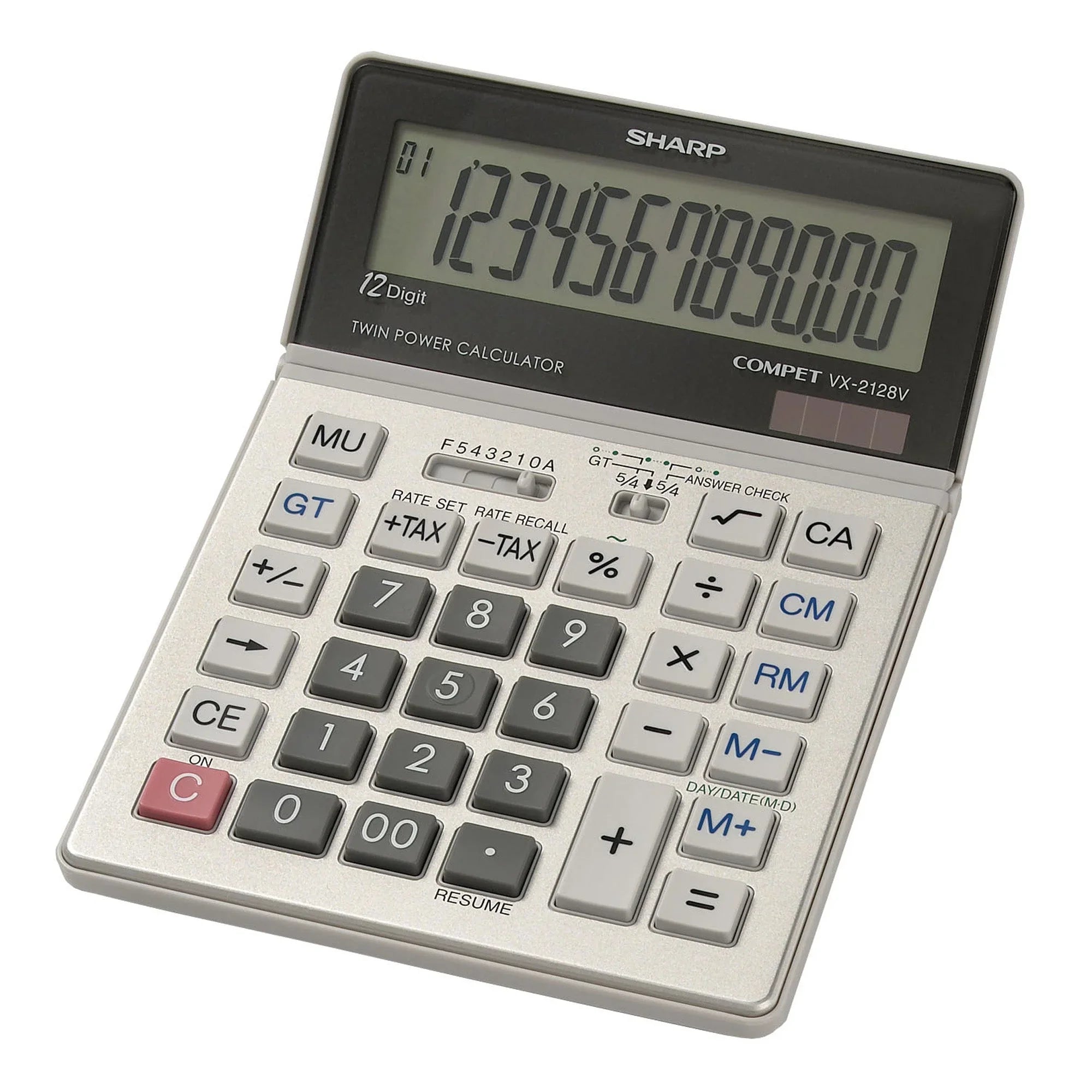 Sharp 12-Digit Commercial Desktop Calculator with Answer Check and Kickstand  Highlights: