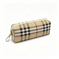 Vintage Plaid Print Pencil Case