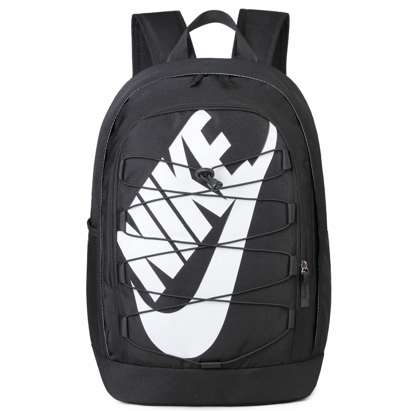 Nike Hayward 26L Backpack Black White Big Logo School Sports Travel Daypack