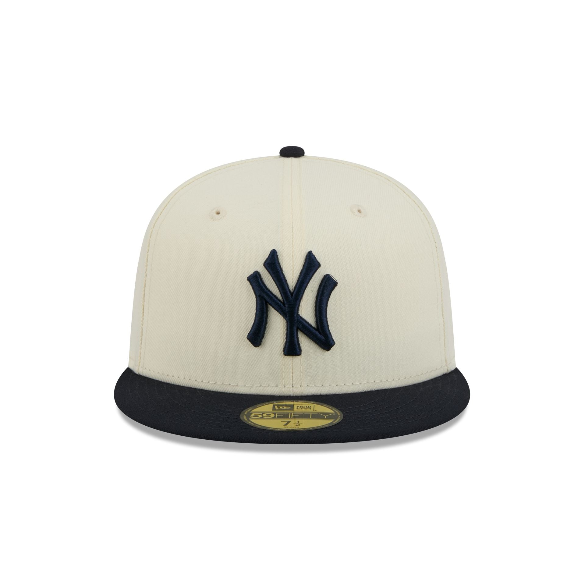 New York Yankees Chrome White Basic 59FIFTY Fitted Hat