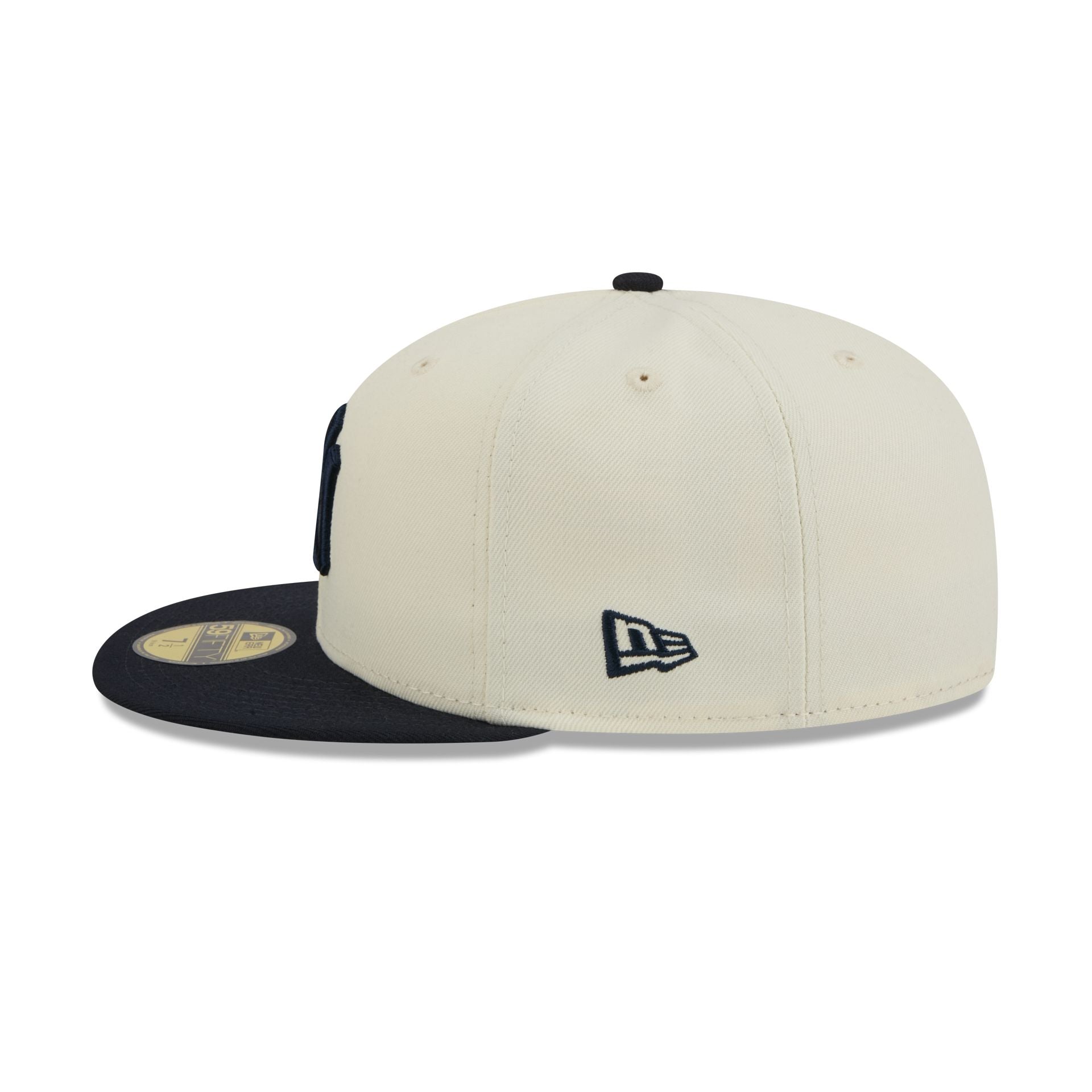 New York Yankees Chrome White Basic 59FIFTY Fitted Hat