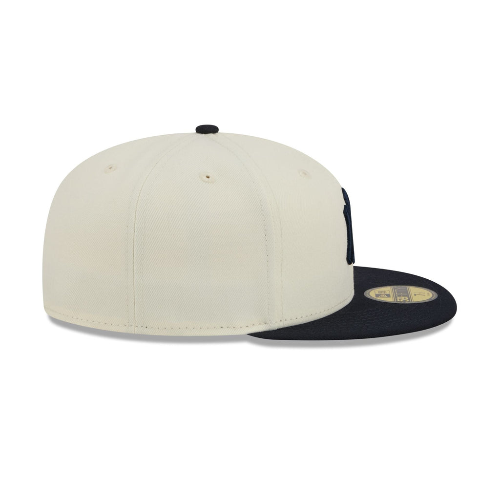 New York Yankees Chrome White Basic 59FIFTY Fitted Hat