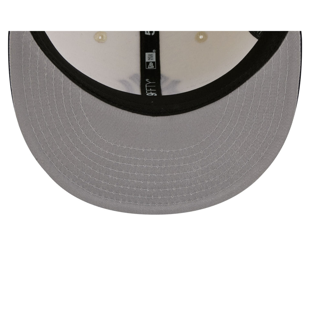 New York Yankees Chrome White Basic 59FIFTY Fitted Hat