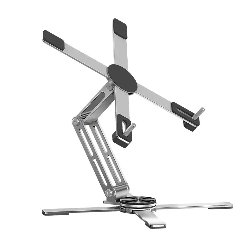 360° Rotatable Adjustable Aluminum Laptop & Tablet Stand Foldable Desktop Riser