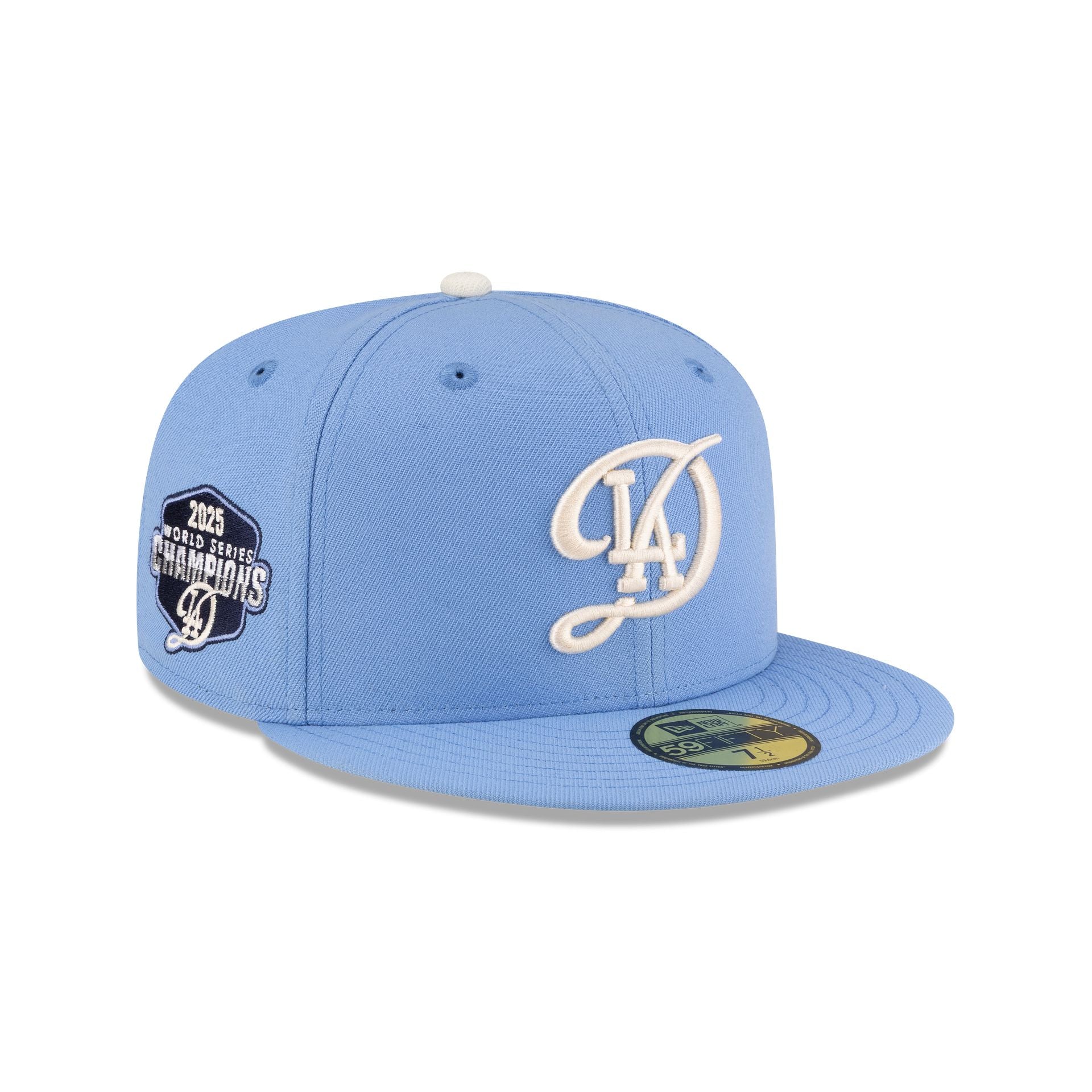 Los Angeles Dodgers 2025 World Series Champions City Connect 59FIFTY Fitted Hat