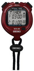 Seiko 太阳能间歇训练计时器运动秒表 Power Red SVAJ103