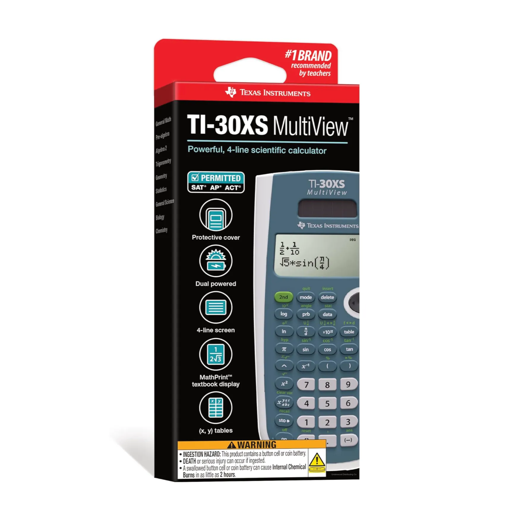 TI-30XS MultiView Scientific Calculator